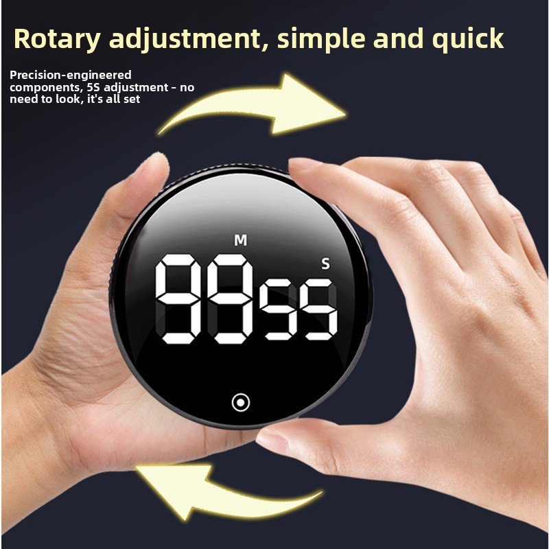 Rotating Digital LED Kitchen Timer - Image 3