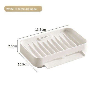 Silicone Suction Soap Holder Quick Dry Sponge Tray Bathroom Kitchen Sink Organizer - Image 4