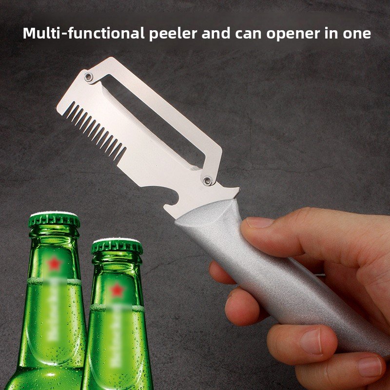 Stainless Steel Onion Shredder Sugar Cane Peeler Kitchen Vegetable Peeler - Image 3
