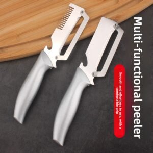 Stainless Steel Onion Shredder Sugar Cane Peeler Kitchen Vegetable Peeler